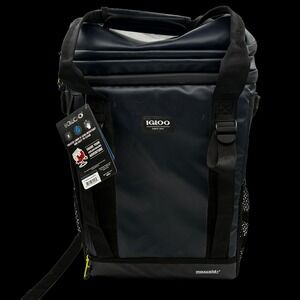 Igloo MaxCold+ Ascent 24-Can Cooler Backpack - Leak-Resistant, Padded Straps